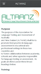 Mobile Screenshot of altaanz.org